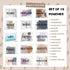 15 Pack Delivery,11 14 Inch Mommy Packed Hospital Bags for Labor and x Maternity Hospital Bag Essentials for Dad