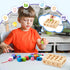 Montessori Educational Wooden Toys for Toddler 3-5 Years - Lacing Beads, Stacking Blocks, Shape Sorting Gifts for Kids