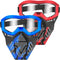 POKONBOY 2 Pack Tactical Mask with Goggles Compatible with Nerf Rival, Apollo, Zeus, Khaos, Atlas, & Artemis Blasters