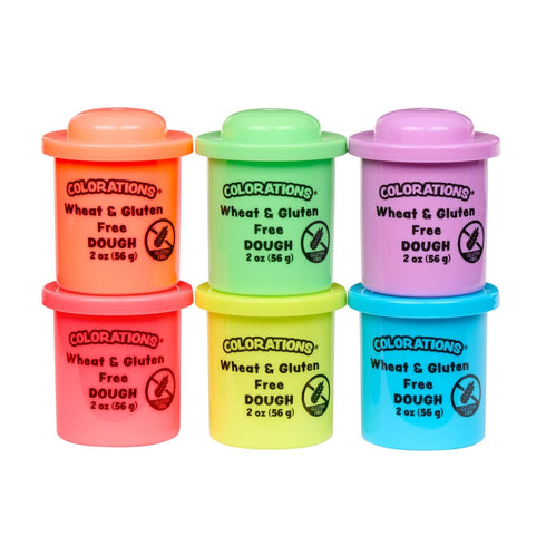 Colorations Wheat & Gluten Free Neon Dough - 6 Colors (2 oz