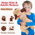 meowtastic Brown Dog Weighted Stuffed Animals - 22 Inch 4.5 lbs Plush Dog Pillow - Cute Gifts for Kids & Adults