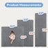 1.3" 39x59, Tummy Thick Baby Floor Play Mat Basic Padded Foam Mat for Time Crawling, Non Slip Cushioned for Babies