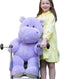 Giant Humongous Hippo Stuffed Animal 36", Oversized Plush, Soft Hug Cute Jumbo Hippo Toy Gift for Kids, Purple
