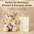 Love By Emi Interactive Recording Plush Toy for Toddlers Press to Record & Play, Touch-Activated Sound Play, Fun Songs