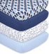 The Peanutshell 4-Pack Fitted Crib Sheet Set - Super Soft & Breathable