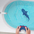 6+ Terra by Battat Remote Control Shark Toy for Bath & Pool Play Electronic Great White Shark with Realistic Movement