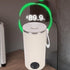 Gonetre 6 Settings 6000mAh Portable Bottle Warmer Mixer Electric Milk Coffee Frother with Temperature Battery