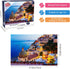 Jigsaw Puzzle 1000 Piece - Dreamy Positano - Signature Collection Twilight Sea Sight Large Puzzle Game Artwork for Adults Teens