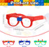 15 PCS Building Blocks Party Favors DIY Creative Building Bricks Glasses for Kids Birthday Carnival Party Games Toys Decorations Supplies