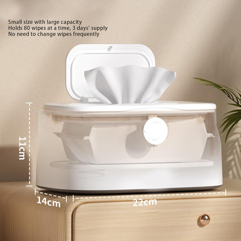 Kikumi 3 3 Wipes Warmer with Night Light Speeds Spring Design Adjustable Temperature Levels USB Powered Wet Wipes