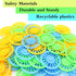 60PCS Plastic Project Wheels with 2mm Hole and 30PCs Shaft Rods for STEM Projects RC Truck Boat Helicopter Model
