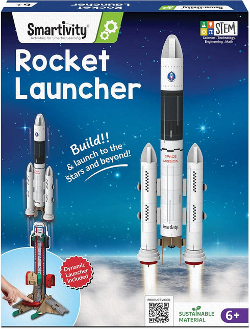 Smartivity Rocket Launcher STEM Kit for Ages 6-12 Years | Build Your