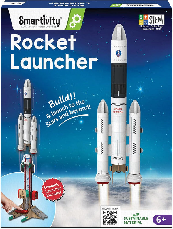 Smartivity Rocket Launcher STEM Kit for Ages 6-12 Years | Build Your