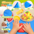 Sets 22pcs Knife,3D Dough Play Tools for Kids, Clay and Dough Accessories for Toddlers with Storage Box, Silicone Mat