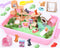 Lorfancy Cat Sandbox Toys Kids Play Sand Kit Toddler Sensory Bin Toy