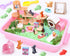 Lorfancy Cat Sandbox Toys Kids Play Sand Kit Toddler Sensory Bin Toy
