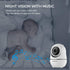 ANMEATE 960ft RangeBlack1 Baby Monitor with Remote Pan-Tilt-Zoom Camera,Large Display Video Baby Monitor with Camera