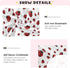 Sheet,52x28IN Pfrewn Crib Sheets for Boys Girls Red Ladybug Fitted Crib Sheet Fits Standard Crib Mattress Pads Stretch