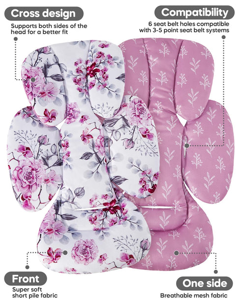2-in-1 Infant Car Seat Insert for NewbornPreemie Newborn Infant Insert, Newborn Car Seat Insert Head Body Support