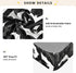 Bseiialft 52 28 Black White Bats Halloween Crib Sheets for Boys Girls Soft and Breathable Cotton Baby Sheets