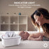 Lulyboo Warm Wipe Dispenser - Baby Wipe Warmer with Adjustable Temperature, Quick-Heating, Soft Silicone Cover