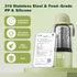 17oz Portable Bottle Warmer for Travel, Double Leakproof, Heating Milk & Water Faster, Cordless Milk Warmer with Two