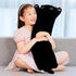 Black Cat Plush Toy, Soft Long Cat Pillow Plushies Doll, Stuffed Animal Body Pillow, 70cm/27.5inch
