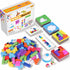 120Pcs 4 1 6 4+ Wooden Block Stacking Games Fast-Paced Building Block Game More Ways to Play for Party Game Night