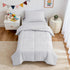 ZPECC Toddler Bedding Set - 4 Piece Hypoallergenic Baby Crib Bedding Set