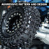 INJORA 1.3" Tires - S5 Cling On Tires 70 * 26mm for SCX24 TRX4M AX24 1/18 1/24 Micro Crawler