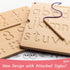 3-5 3 Hulats Learn to Write - Number & Letter Tracing Boards for Kids Ages - Wooden Alphabet Learning Montessori Year