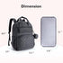 mommore Backpack Diaper Bag Large Travel Diaper Bags with Portable Changing Pad, Pacifier Case and Stroller Straps