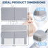 Elbow Set 1.5'' beiens Bath Kneeler and Rest Pad - Comfortable Baby Bath Kneeler Pads, Thick Quick Dry Kneeling Pad