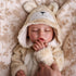 BABESIDE Drink and Wet Reborn Baby Doll 17 Inch Realistic Sleeping Newborn,