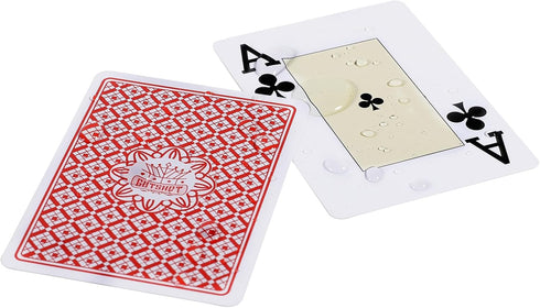GUTSHOT Playing Cards - Waterproof Deck with Spill-Proof Design, Pack of 2 (Blue & Red)