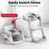 kimitimi 3-IN-1 Potty Training Seat with Step Stool Ladder for Toddler, Convertible Potty Toilet, Upgrade Training