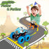 LODBY Dinosaur Trucks Toys for Kids 3-5 Years, Friction Powered Dino Vehicles for Outdoor Play