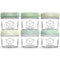 KeaBabies 6pk 4oz Glass Baby Food Containers - Leak-Proof, Microwavable Small Baby Glass Jars with Lids (Sage)