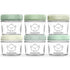 KeaBabies 6pk 4oz Glass Baby Food Containers - Leak-Proof, Microwavable Small Baby Glass Jars with Lids (Sage)