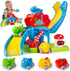 Dinosaur Car Ramp Toy for Toddlers 1-3, Drop & Go Ramp Racer