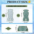 Miracle Baby Gel Car Seat Cooler Pad, Double Sides Stroller Ice Cushion, Summer Cooling Liner, Dinosaur + Lines
