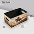 xigua Western Desert Cowboy Storage Bins Set of 2, Collapsible Storage Cube Baskets for Home Decor
