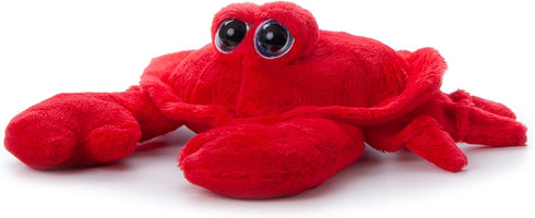 The Petting Zoo Crab Stuffed Animal, Gifts for Kids, Bright Eye Ocean Animals, Red Crab Plush Toy 9 inches