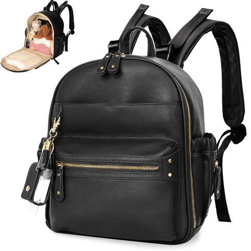 miss fong Small Diaper Bag Mini Diaper Bag Backpack Mini Backpack with