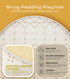 Tummy 6 12 Time Activity Mat, Macrame Baby Play Gym Mat with Detachable Toys and Milestone Cards for Stage-Based