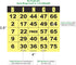 250 Bingo Game Cards, Yellow (8 Color Selection), 4” x 3.5”, Customizable Book for Events, Single or Multi Use