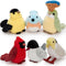 Muiteiur 6 Pcs Bird Stuffed Animals Set,6 Inch Soft Plush Toy, Stuffed