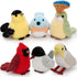 Muiteiur 6 Pcs Bird Stuffed Animals Set,6 Inch Soft Plush Toy, Stuffed
