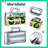 BBTO 15 Pcs Inflatable Rock Star Toy Set, 23.6 Inch Electric Guitar, Bass Guitar, Microphones & Boombox