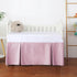 Crib Skirt Dust Ruffle, 100% Egyptian Cotton 400 Thread Count Soft Breathable